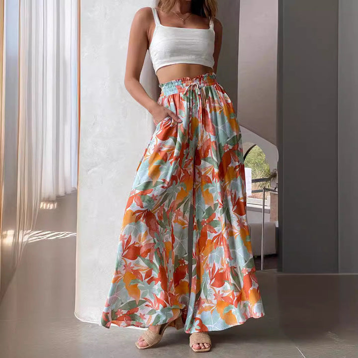 Drunel | Pantaloni palazzo a gamba ampia