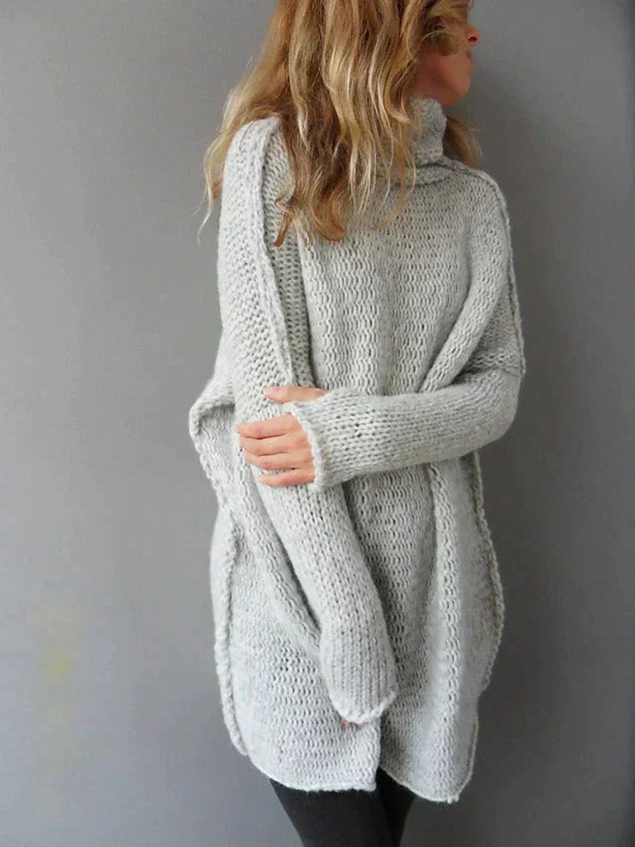 Charlotte | Oversized Turtleneck Sweater – Cozy Knit Style for Women