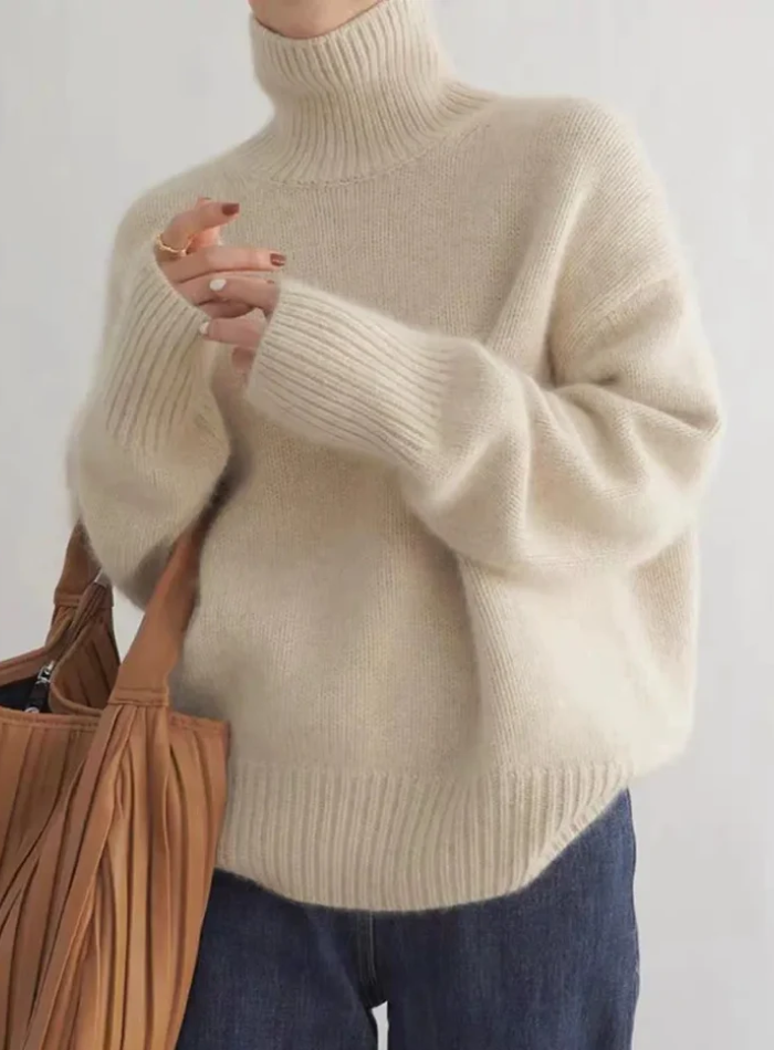 Selene | Eleganter Damen-Rollkragenpullover