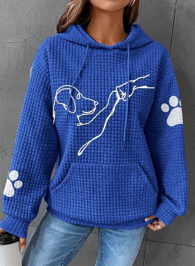 Nathalia | Hoodie with Dog Print – Cozy Style for Women