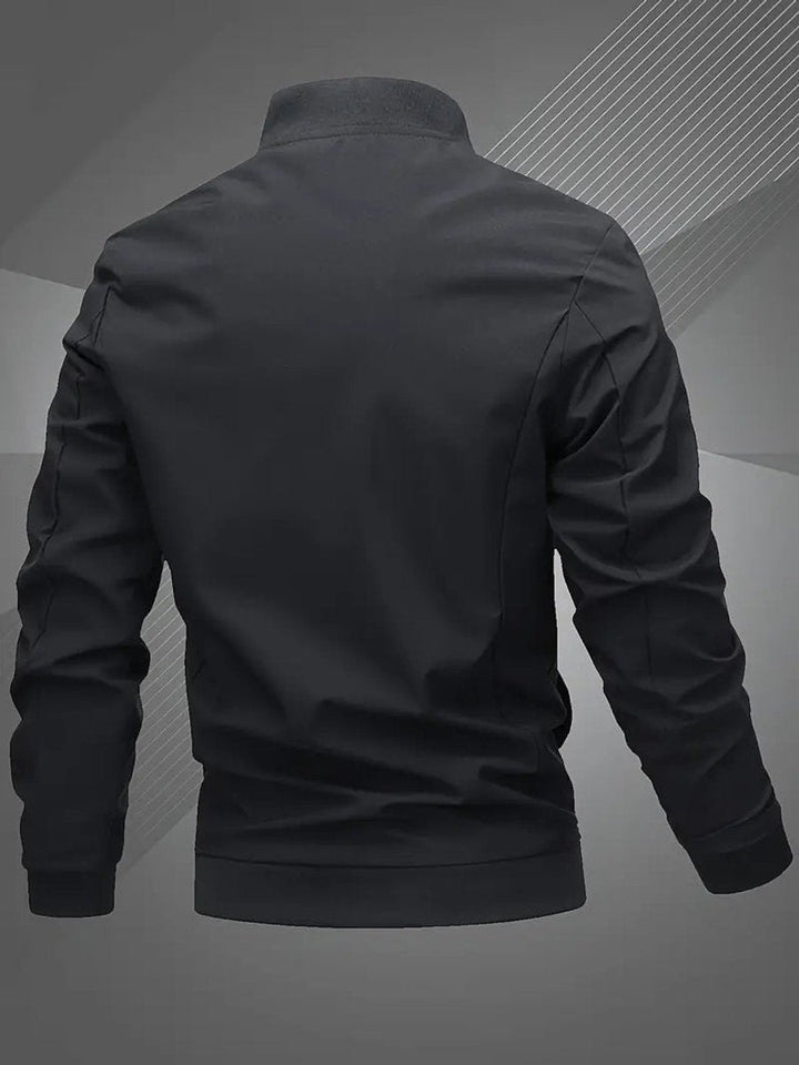 Mariselle | Men's Casual Regular-Fit Polyester Bomber Jacket