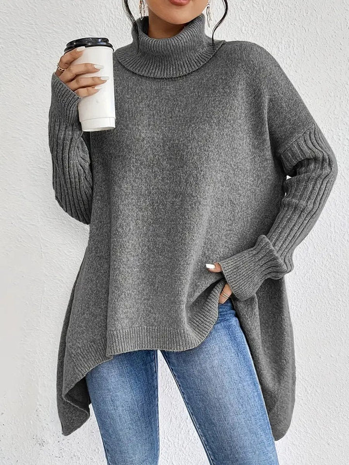 Greta | Oversized Turtleneck Sweater – Cozy Chic Look for Women