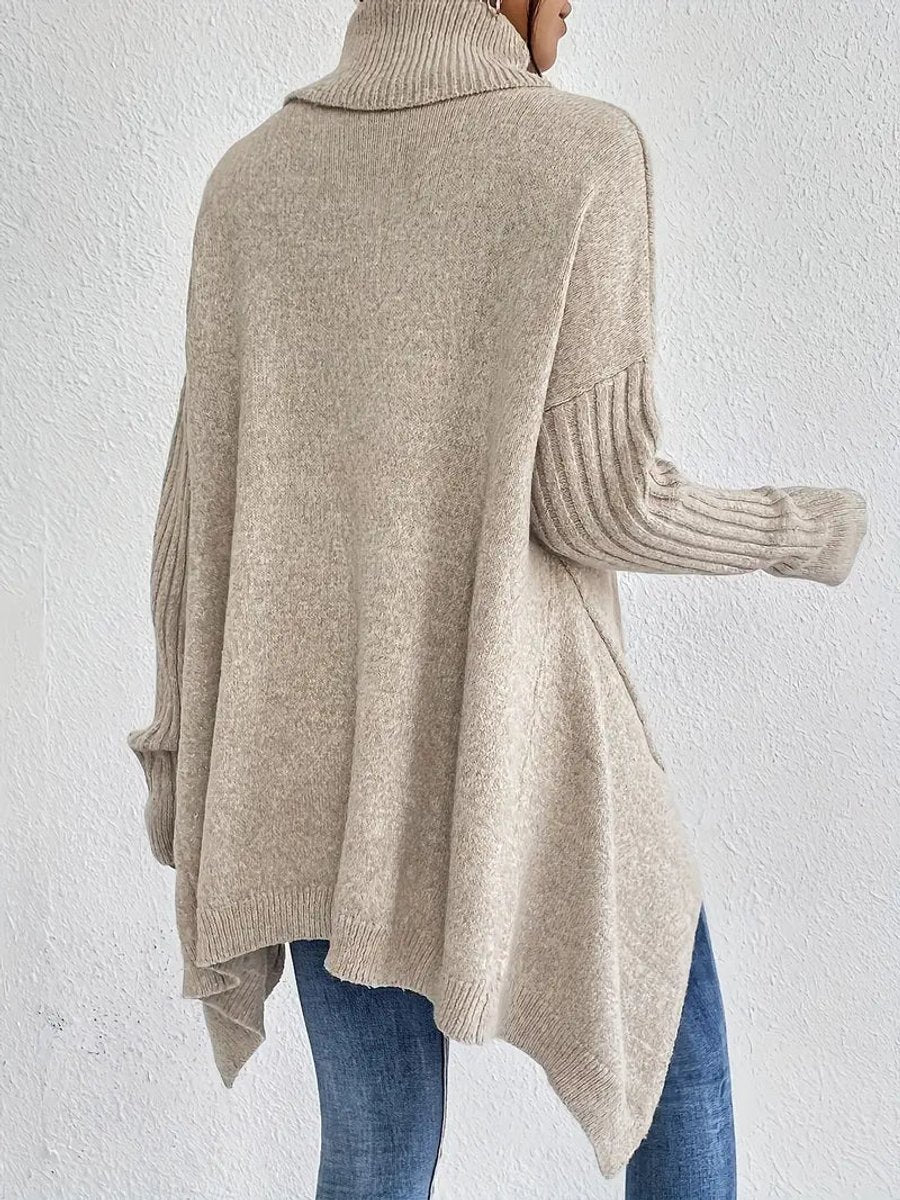Greta | Oversized Turtleneck Sweater – Cozy Chic Look for Women