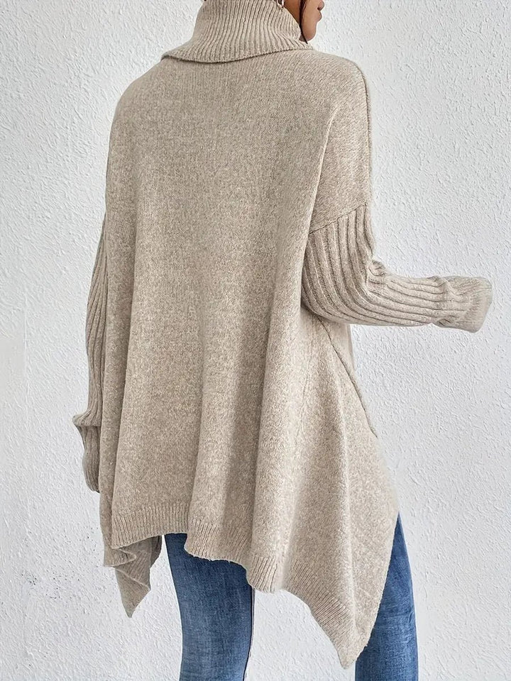 Greta | Oversized Turtleneck Sweater – Cozy Chic Look for Women