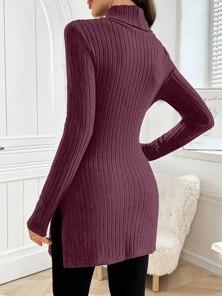Sarah | Slim Fit Sweater – Elegant Long Sleeve Style for Women