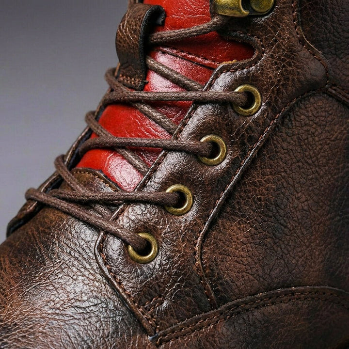 Rowan | Stivali vintage in pelle bicolore