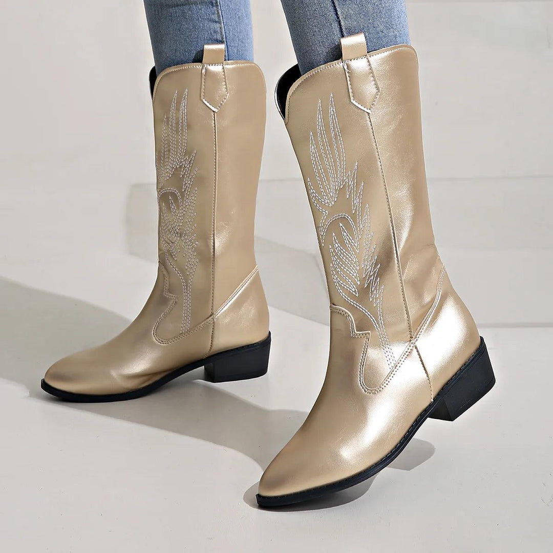 Leah | Classic Western Cowboy Boots for Women