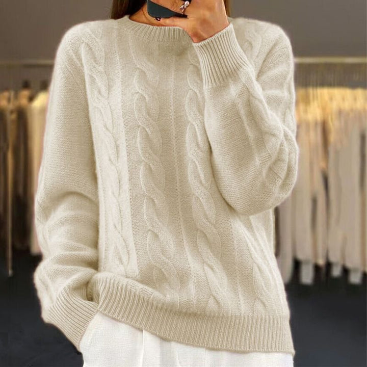 Karin | Cable Knit Sweater – Cozy & Timeless Style for Women