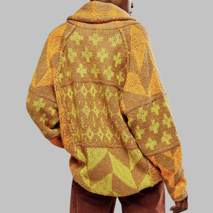 Noelle | Oversized Button Knit Cardigan