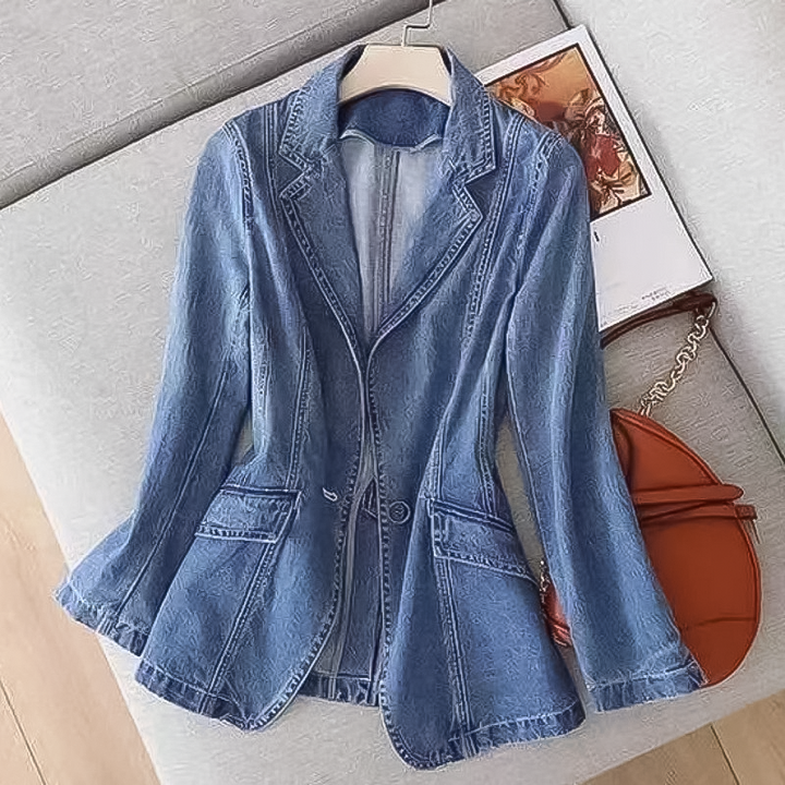 Isadora | Timeless Modern Denim Blazer