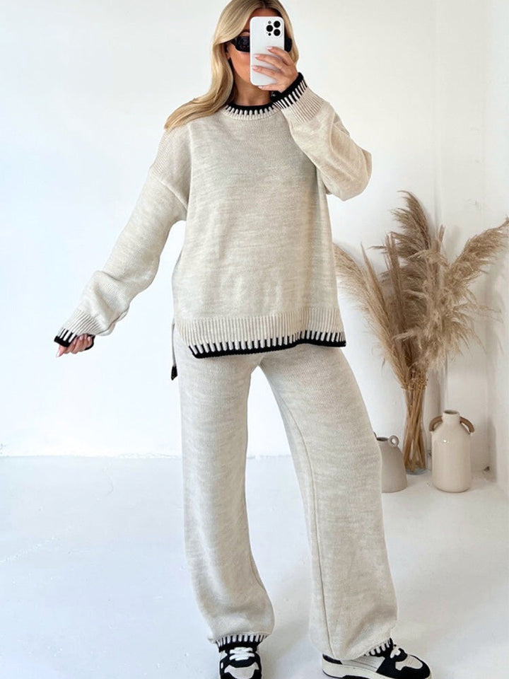 Astrid | Completo comodo in maglia a due pezzi