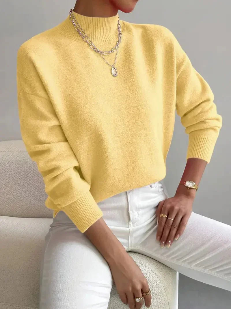 Aurelia | Classic Turtleneck Knit Sweater