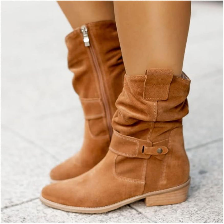 Maya | Bequeme und warme kniehohe Stiefel