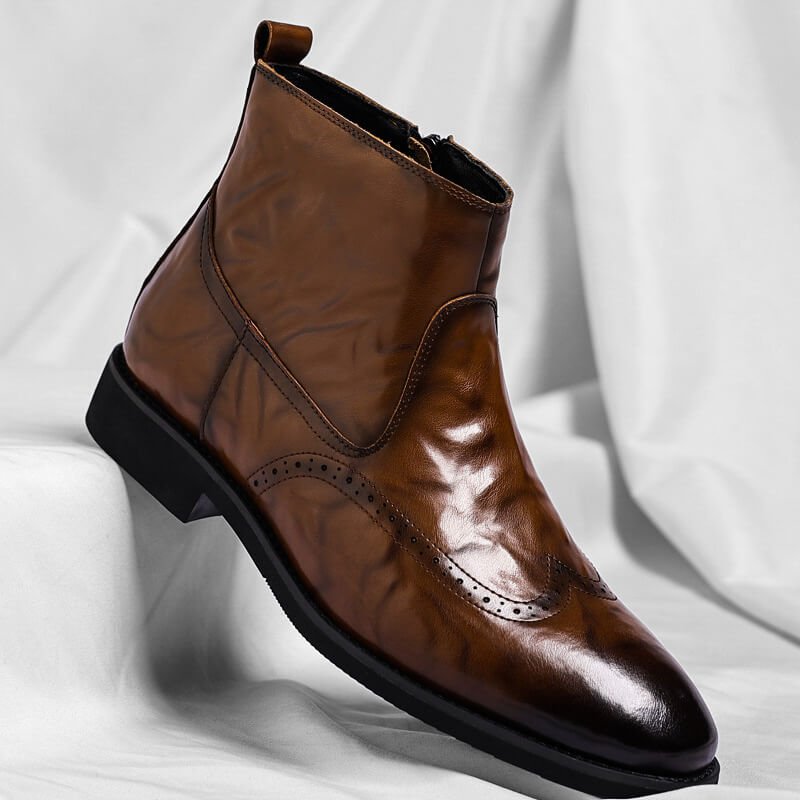 Hudson | Stivali vintage in pelle genuina