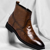 Hudson | Stivali vintage in pelle genuina