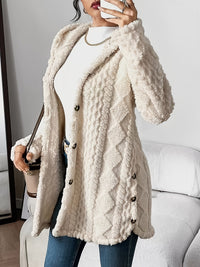 Celestia | Cozy Plush Women’s Hooded Cardigan