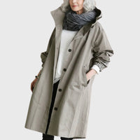 Vivienne | Trench con cappuccio elegante e idrorepellente da donna
