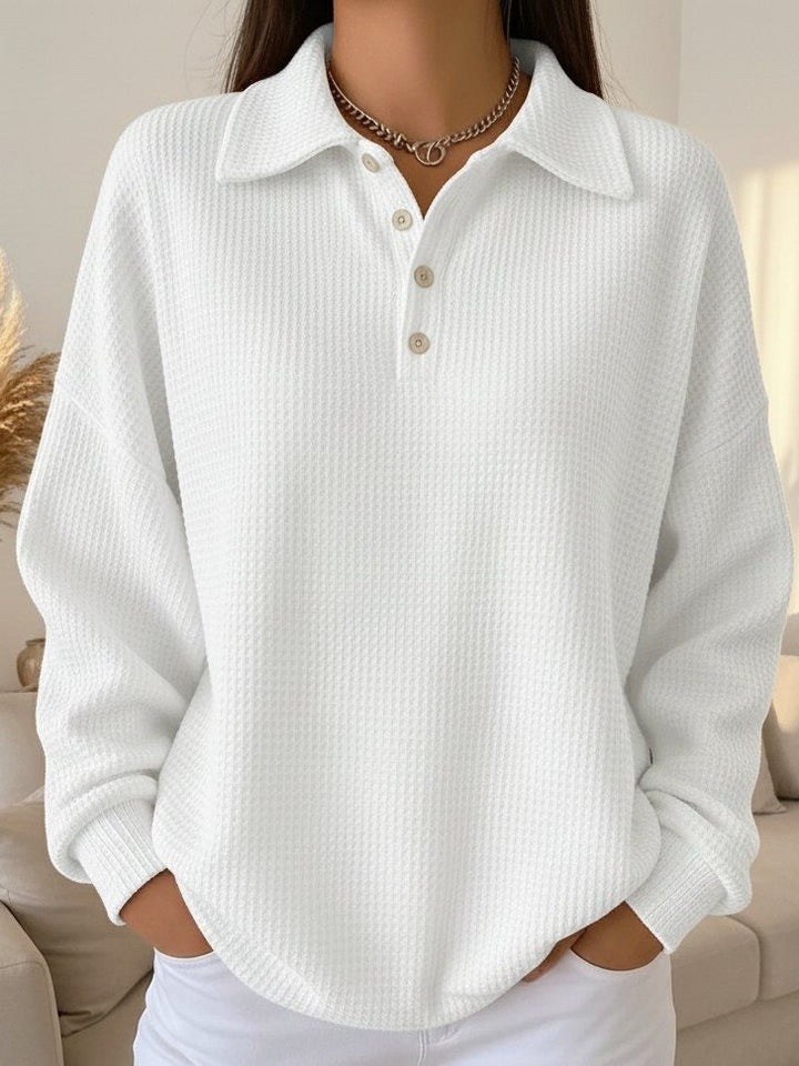 Brooke | Polo Collar Knit Sweater