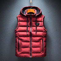 Griffin | Cotton Padded Hooded Vest