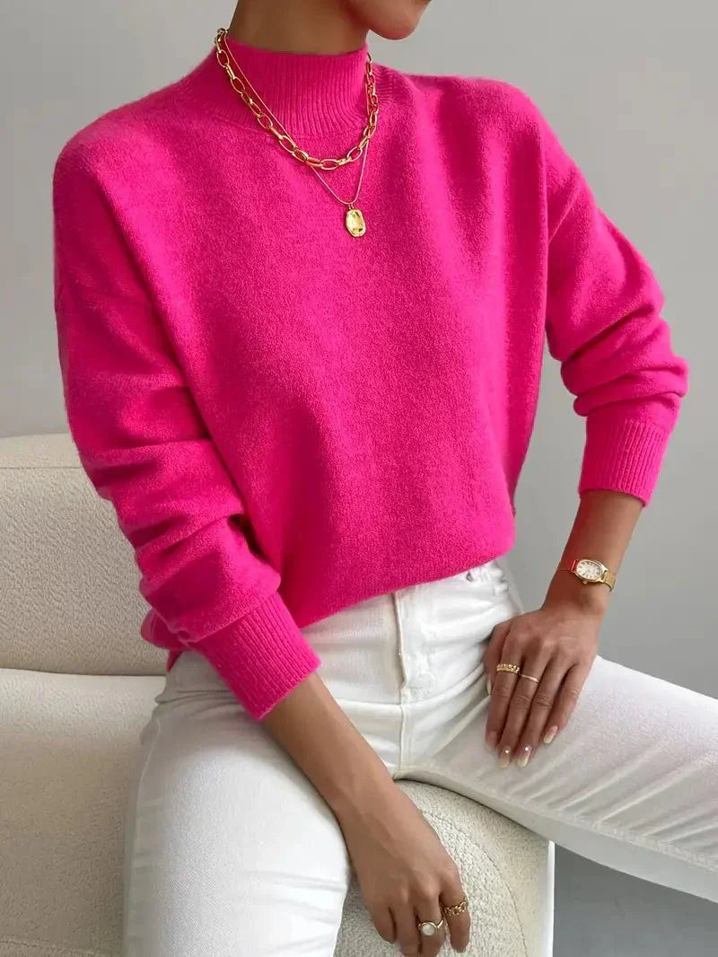 Aurelia | Classic Turtleneck Knit Sweater