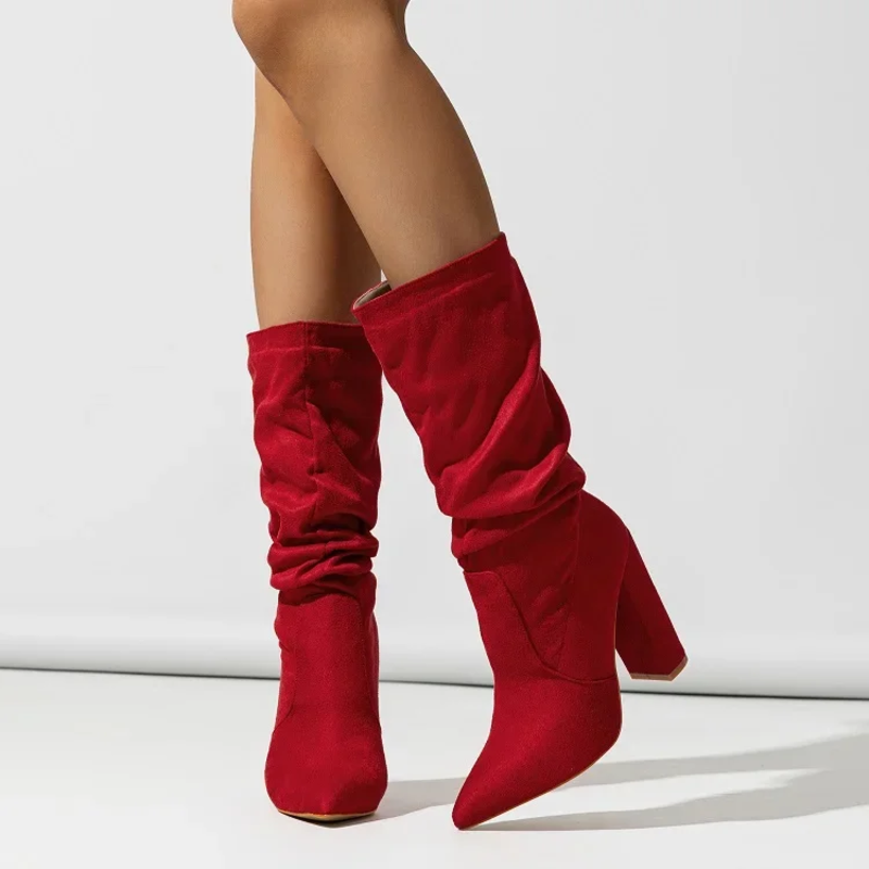 Herbst | Lässige Stiefel bis zur Mitte der Wade