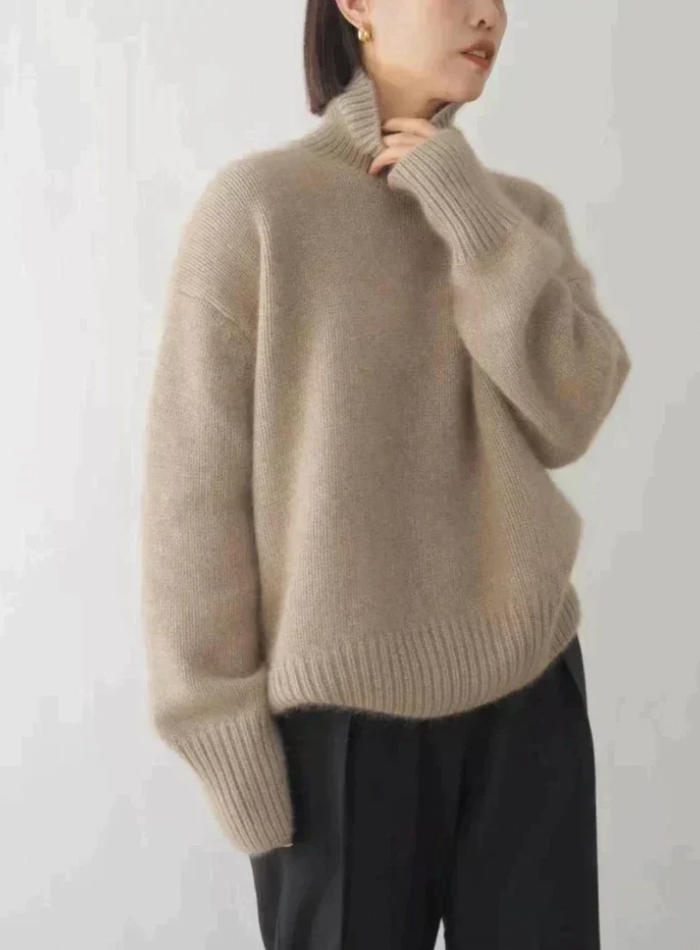 Selene | Eleganter Damen-Rollkragenpullover