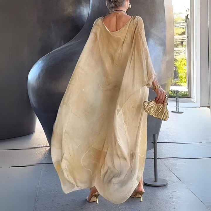 Sorelle | Women's Long Sleeve Flowing Maxi Evening Dress
