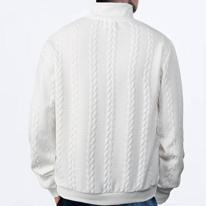 Andras | Knit Sweater – Classic Quarter-Zip Style for Men