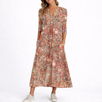 Elowen | Women's Elegant Floral Midi Dress