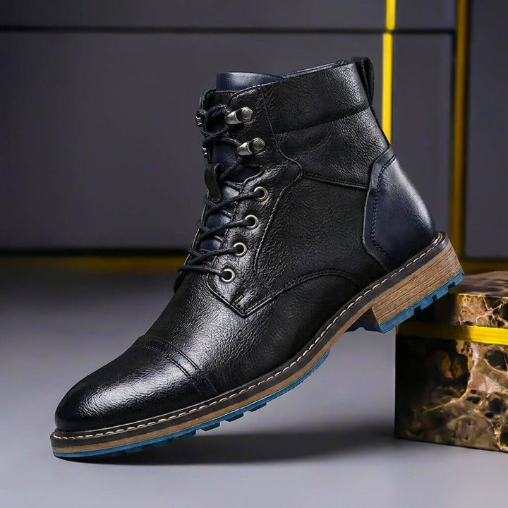 Rowan | Stivali vintage in pelle bicolore