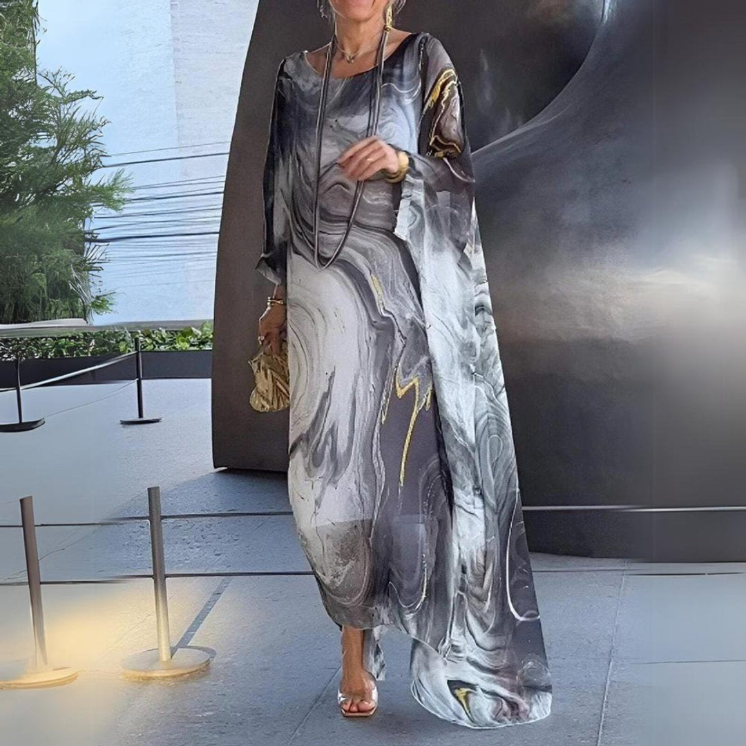 Sorelle | Women's Long Sleeve Flowing Maxi Evening Dress
