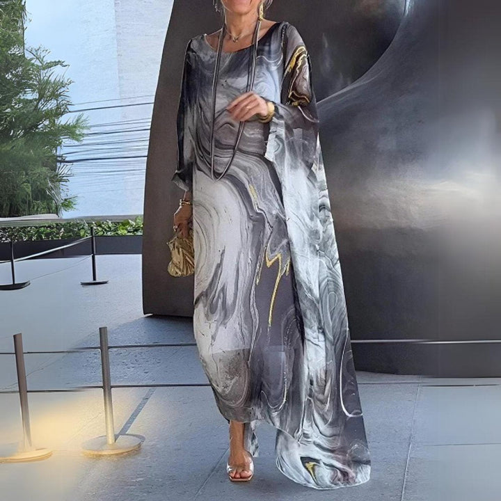 Sorelle | Women's Long Sleeve Flowing Maxi Evening Dress