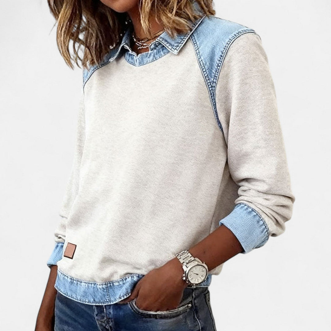 Aurelia | Modern Long-Sleeve Knit Sweater