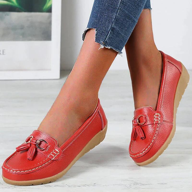 Celestria | Scarpe ortopediche senza lacci, eleganti e dalla calzata ampia, da donna