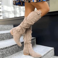 Maya | Bequeme und warme kniehohe Stiefel
