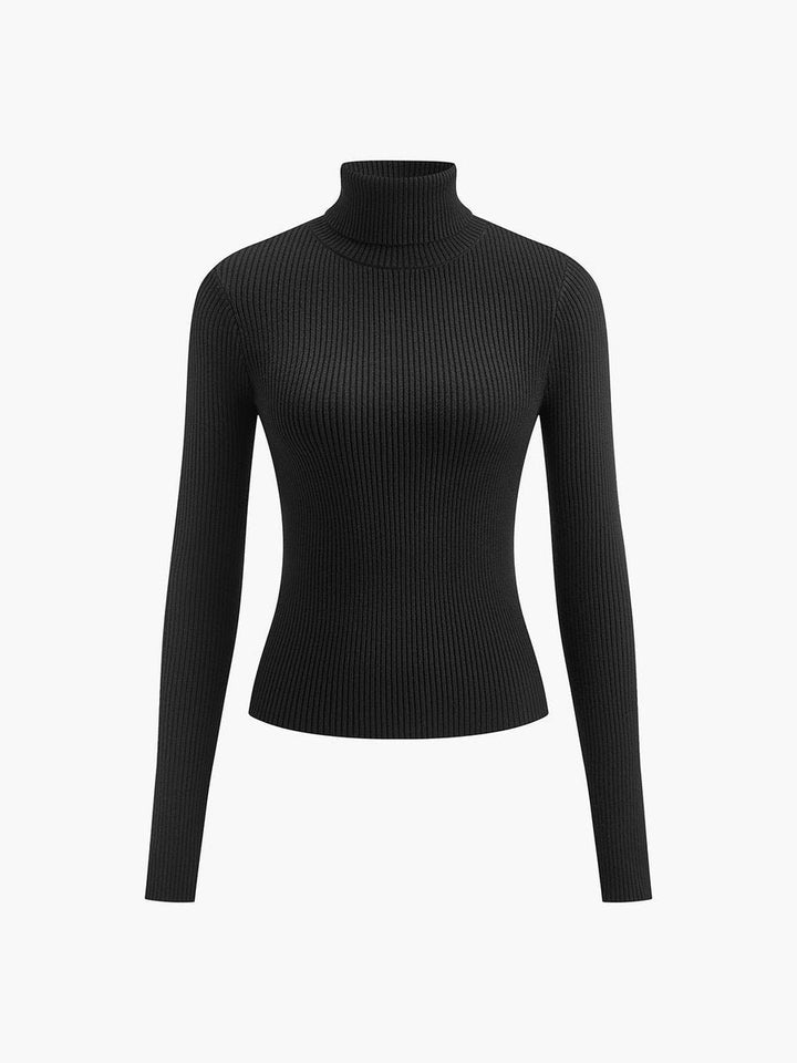 Marie | Ribbed Turtleneck Sweater for Women