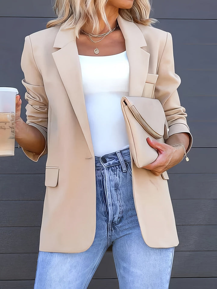 Wolff | Women's Casual Tailored Revere Collar Blazer