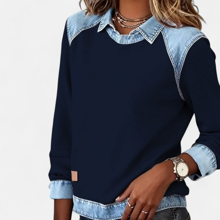 Aurelia | Modern Long-Sleeve Knit Sweater